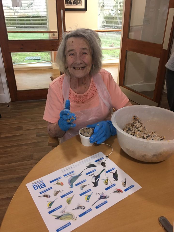 Downham-Grange-Care-Home-Making-Bird-Cakes