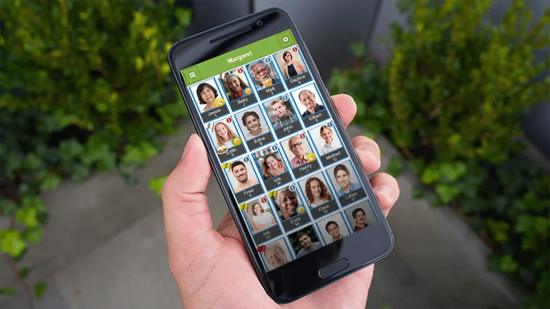 Androind Phone in hand mock up - all ages
