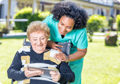 PCS nurse and resiedent
