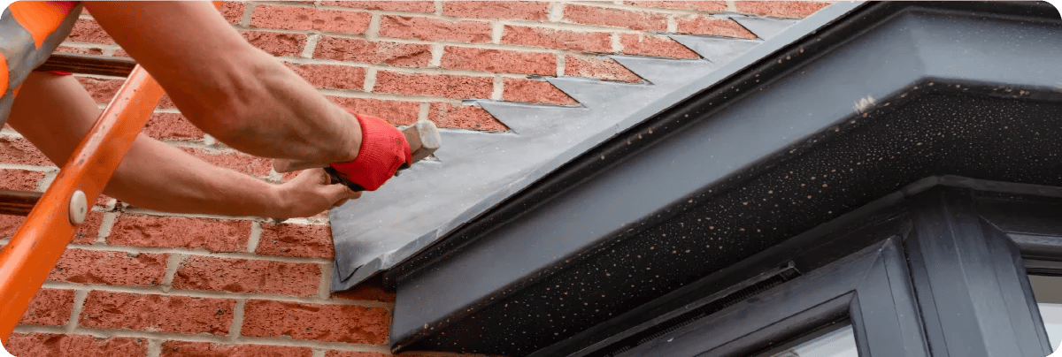 Retirement Living Village maintenance on roof - contractor work