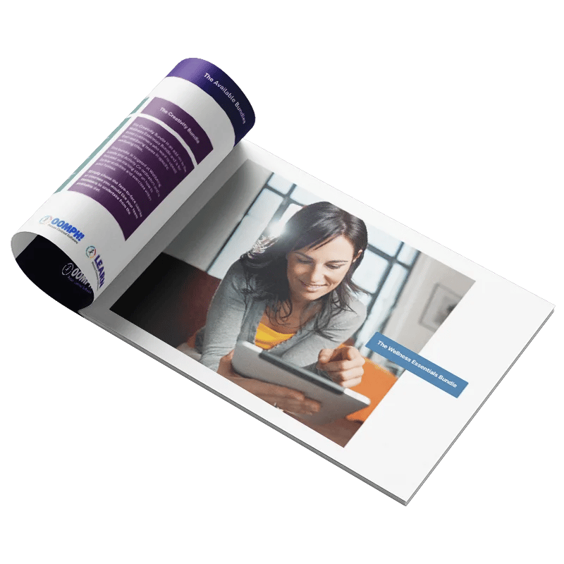 Wellness Courseware Brochure Mock up - no shadow